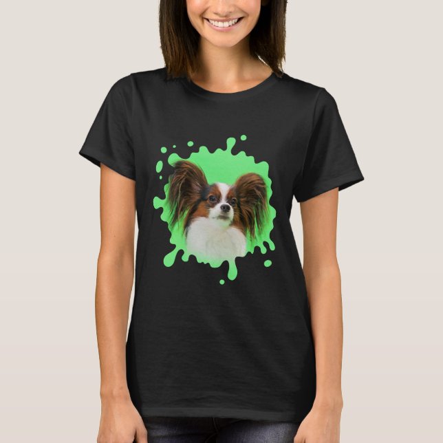 Papillon Continental Toy Spaniel T-Shirt (Front)