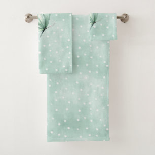 Papillon Croire Points Blancs Menthe