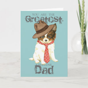 Papillon Dad Card