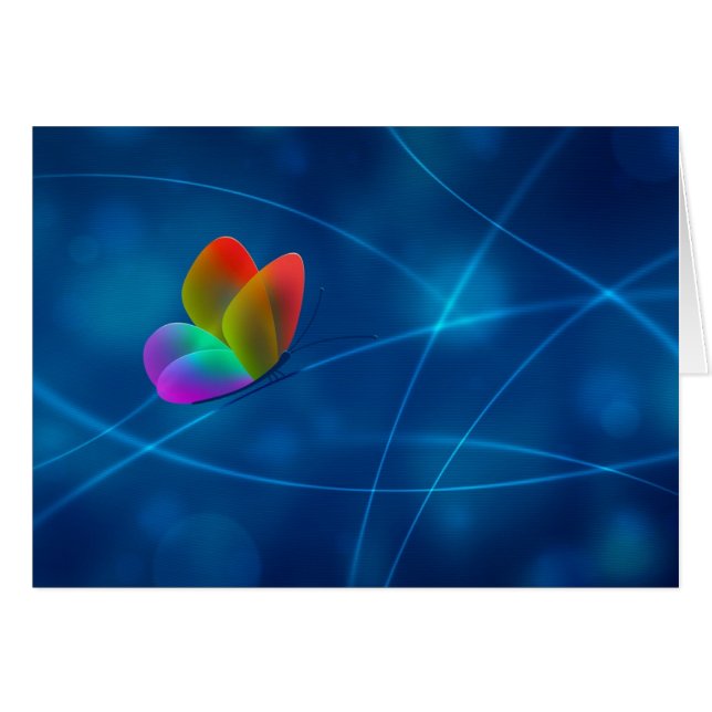 Papillon d'arc-en-ciel (Devant horizontal)