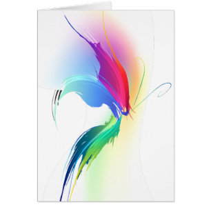 Papillon de peinture Abstrait