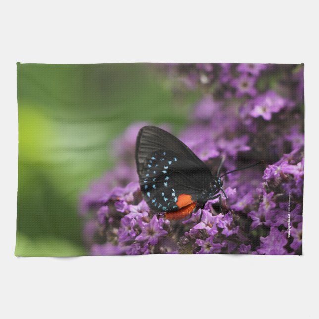 Papillon de photo de serviette de cuisine (Horizontal)