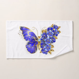 Papillon de saphir de fleur