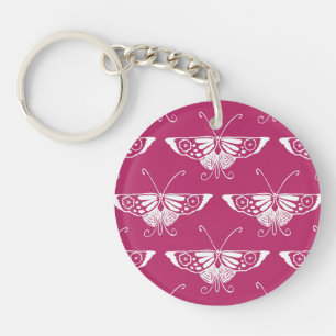 Papillon déco stylisé - mauve profonde