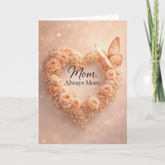 Papillon Design | Carte Cadeau de la Fête des Mère (Devant)