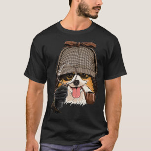 Papillon Detective Papillon Dog Lover T-Shirt