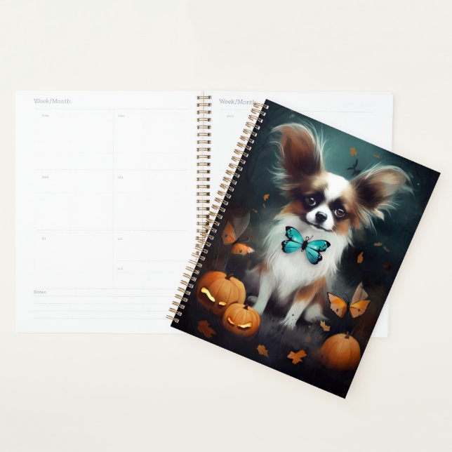 Papillon d'Halloween avec la peur Citrouille (Devant avec enveloppe)