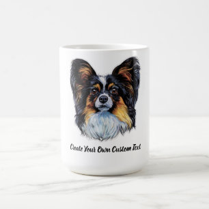 Papillon Dog Create Your Own Custom Text  Coffee Mug