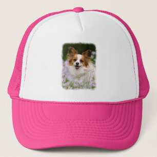 Papillon Dog Cute Romantic Portrait Photo - Trucker Hat