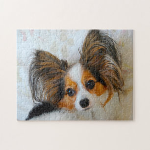 Papillon Dog. Jigsaw Puzzle