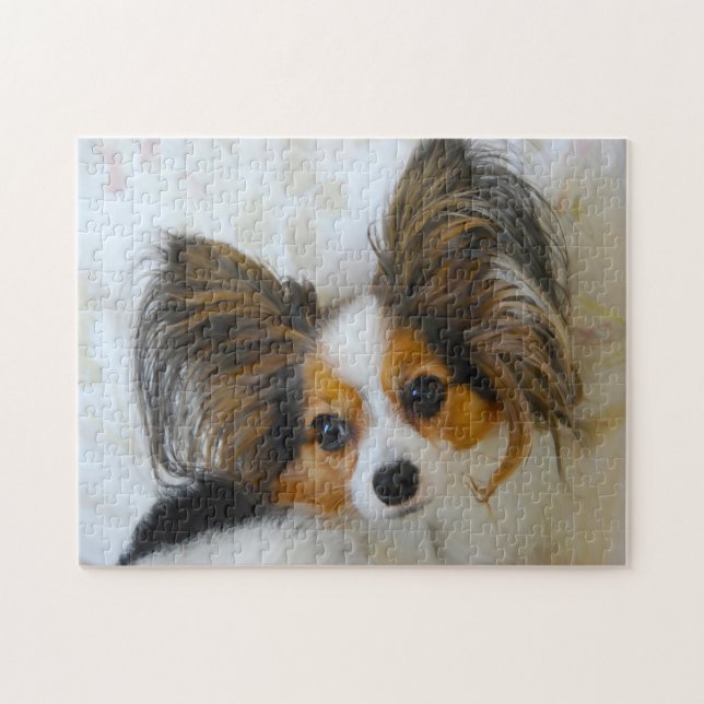 Papillon Dog. Jigsaw Puzzle (Horizontal)