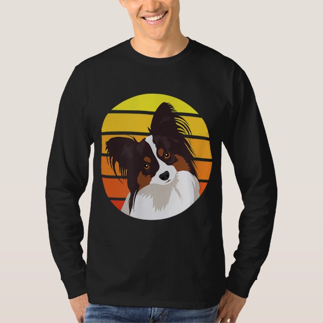 Papillon Dog Lover Gift T-Shirt (Front)