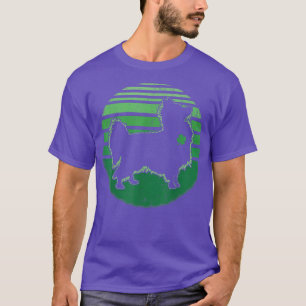 Papillon Dog Lover Vintage Retro Papillon St  T-Shirt