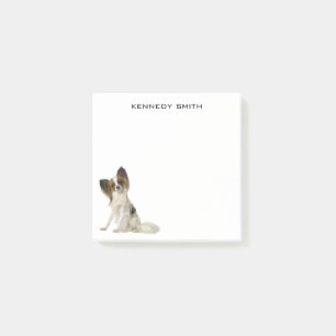 Papillon Dog Photo Personalized Post-It Notes