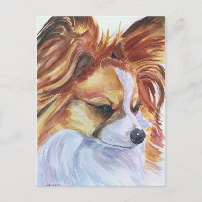Papillon Dog Postcards (Front)