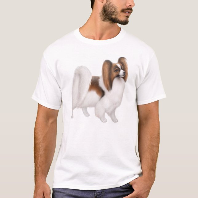 Papillon Dog T-Shirt (Front)
