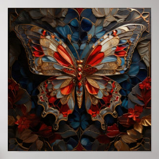 Papillon Dreams - Poster d'Art numérique 3D
