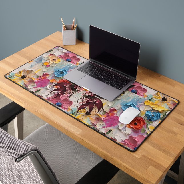 Papillon en bois sur le mât de bureau de fleurs (Créateur téléchargé)