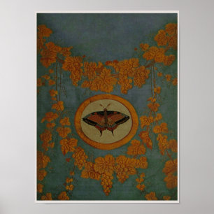 Papillon en soie ~ Poster 16x12