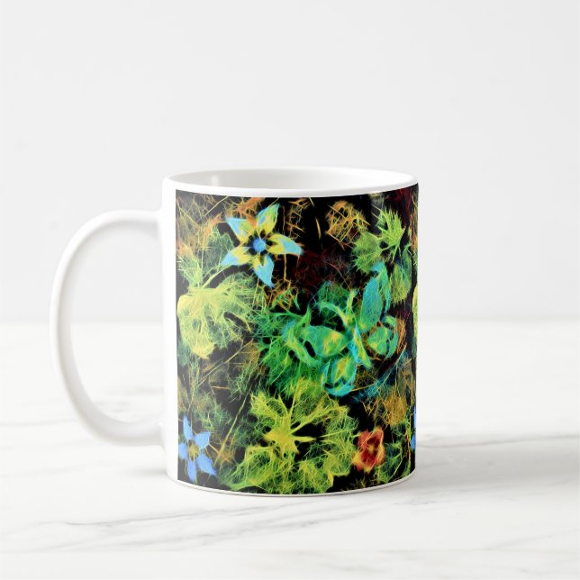 Papillon et Fleur Rodilius Classique Mug (Gauche)