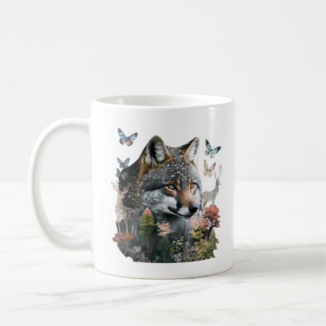 Papillon et Mug Fox (Gauche)