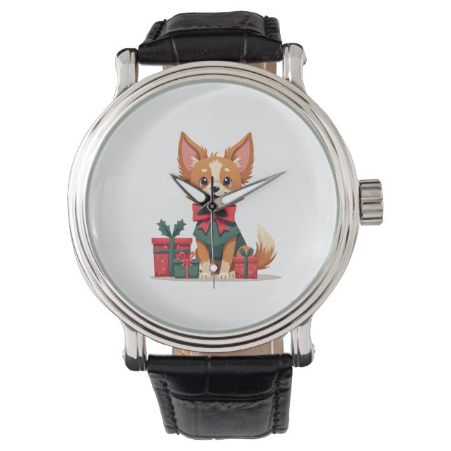 Papillon Festive Bow Watch (Front)