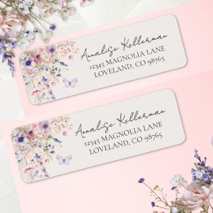 Papillon Fleur Sauvage Adresse de Retour