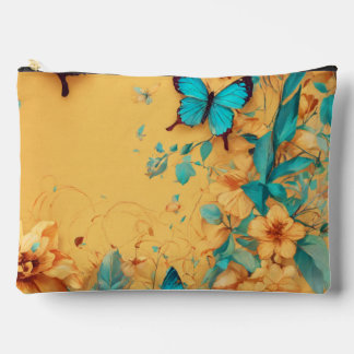 Papillon floral - Pochette d'accessoires - Stylish