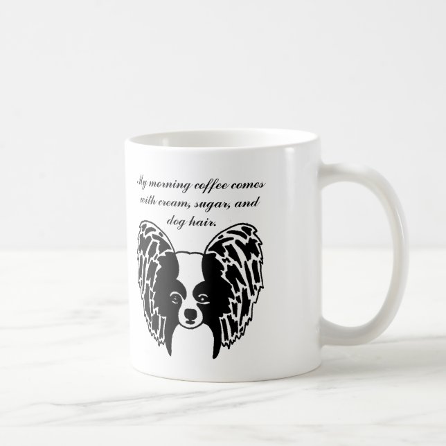 Papillon font face à la tasse (Droite)
