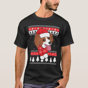 Papillon Funny Dog Ugly Christmas Gift T-Shirt