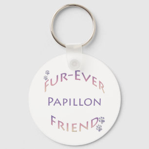 Papillon Furever Keychain