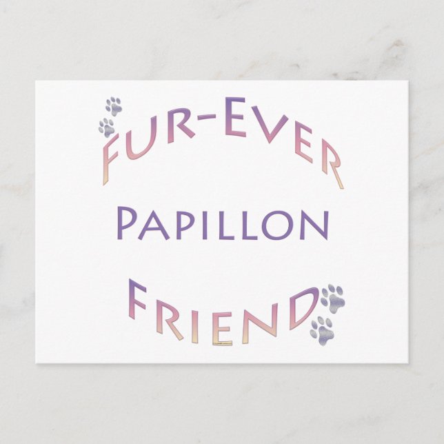 Papillon Furever Postcard (Front)
