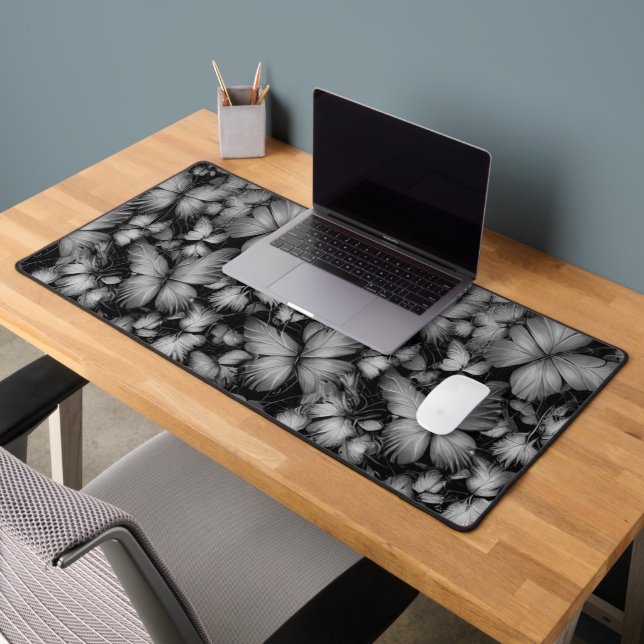 Papillon gris imprimé (Bureau 2)