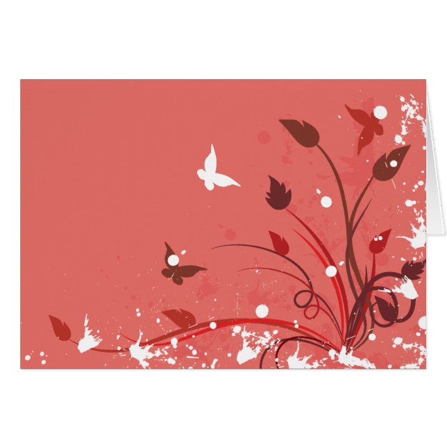 Papillon grunge rose (Devant Horizontal)