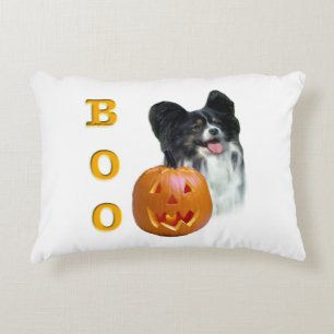 Papillon Halloween BOO Accent Pillow