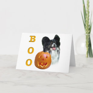 Papillon Halloween BOO Card