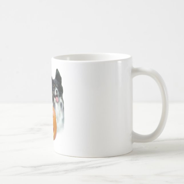 Papillon Halloween BOO Coffee Mug (Right)