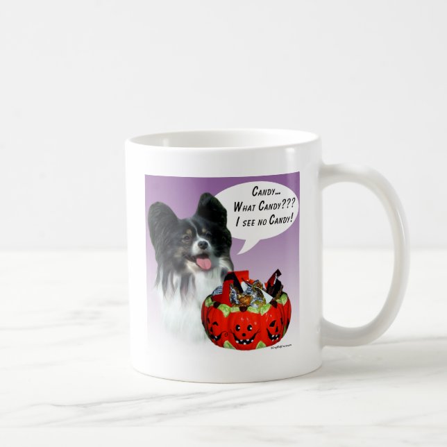 Papillon Halloween Candy Coffee Mug (Right)