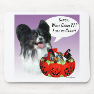 Papillon Halloween Candy Mouse Pad