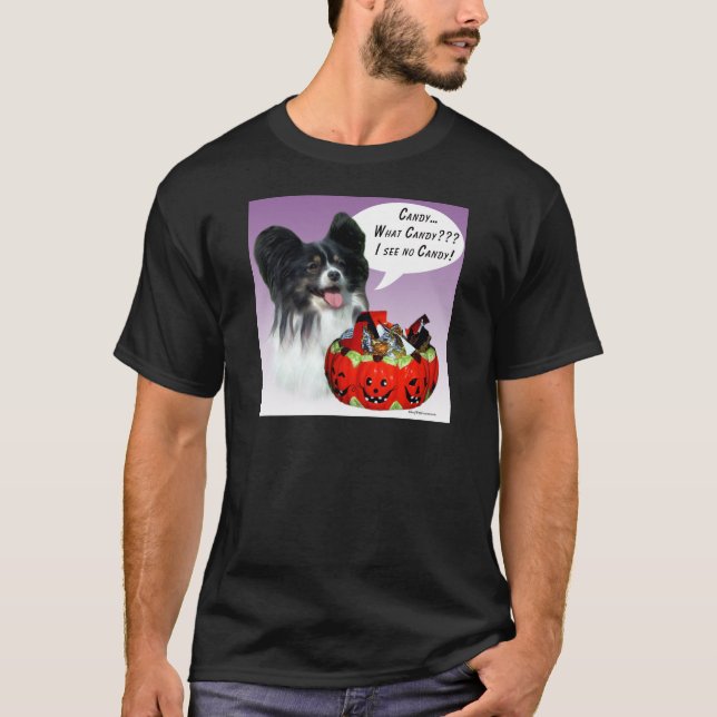 Papillon Halloween Candy T-Shirt (Front)