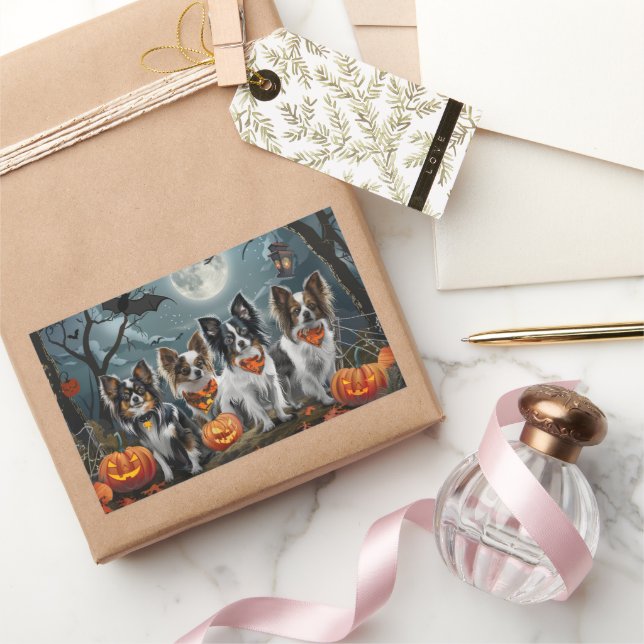 Papillon Halloween Spooky Sticker (Gifting)