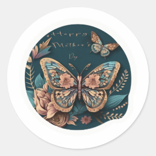 papillon Happy Mère's Day Stickers