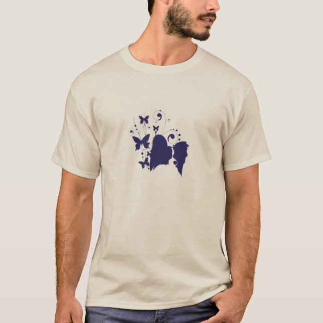 Papillon Head Silhouette T-Shirt (Front)