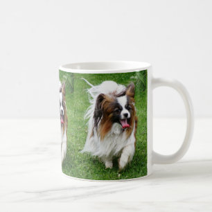 Papillon_in motion coffee mug