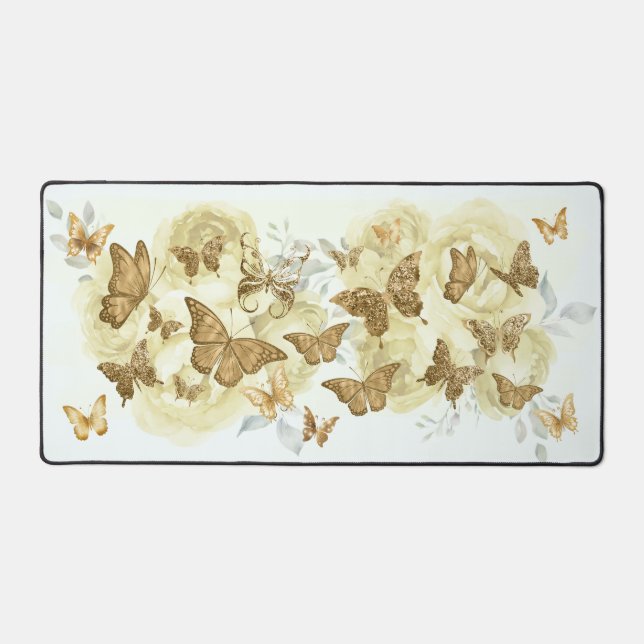 Papillon jaune et or (Recto)