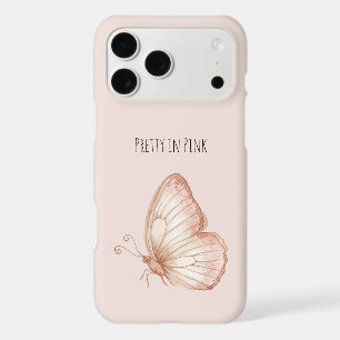 Papillon joli en rose