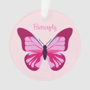 Papillon jolie rose violet