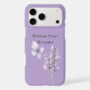 Papillon lavande pourpre