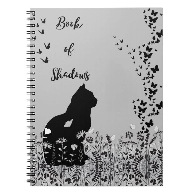 Papillon Livre d'ombres Carnet spiral (Devant)