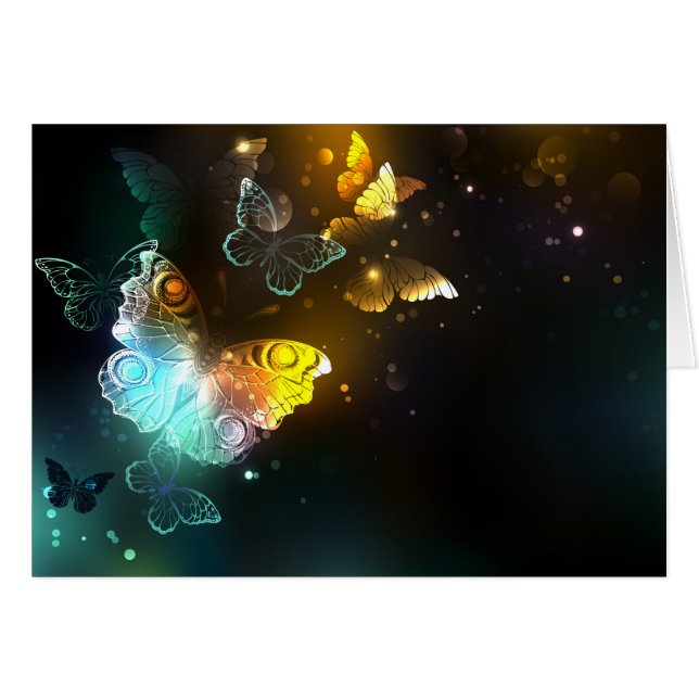 Papillon lumineux et papillons de nuit (Devant Horizontal)